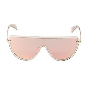 Rag & Bone 99MM Tinted Wrap Sunglasses